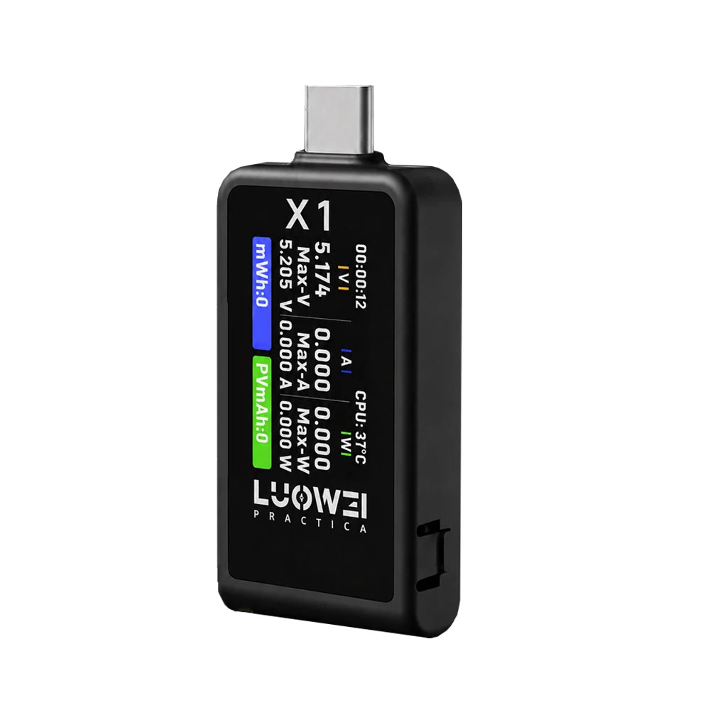 Usb Ammeter Tester - LUOWEI LW-X1 TYPE-CTester Voltmeter Ammeter Digital