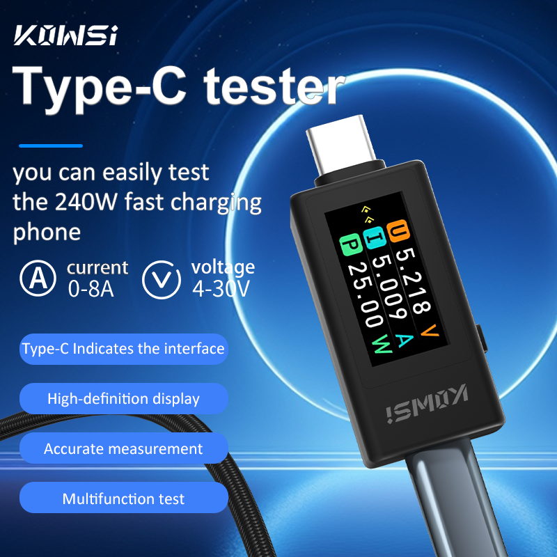 Usb Ammeter Tester - KWS-1902L NEW ARRIVAL Multi-function USB Type-C