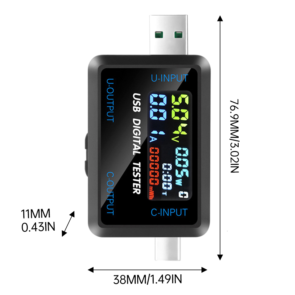 USB Tester 10 in 1 DC Digital  - Usb Ammeter Tester recensione e prezzo