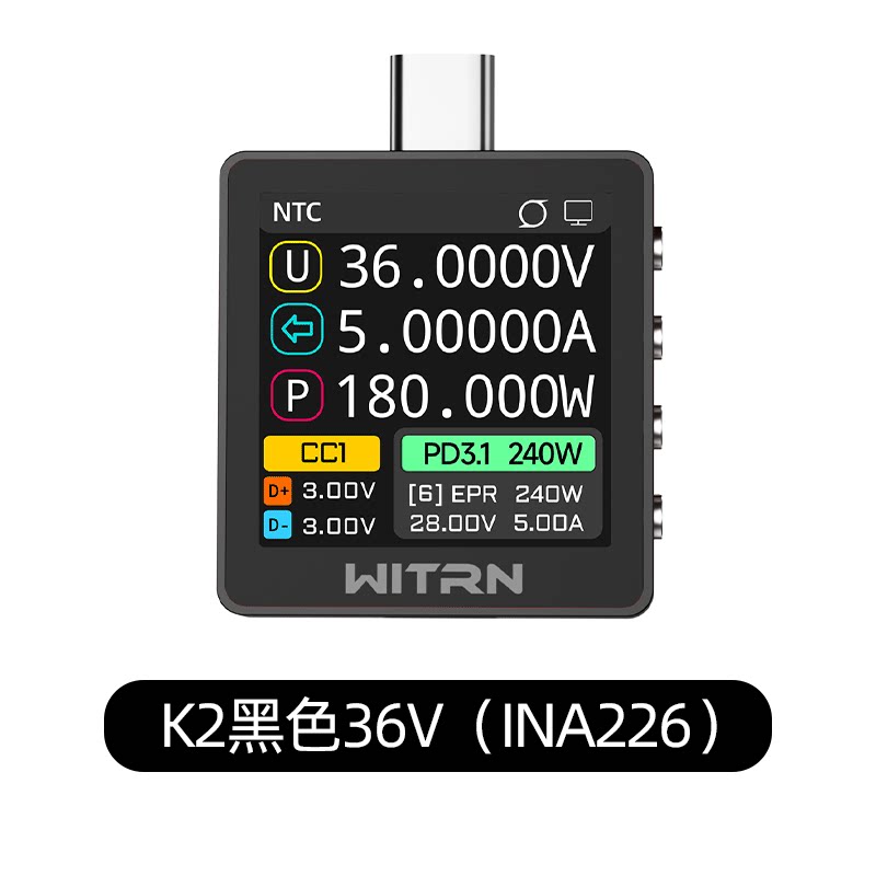 WITRN K2 INA226 36V voltage an - Usb Ammeter Tester recensione e prezzo