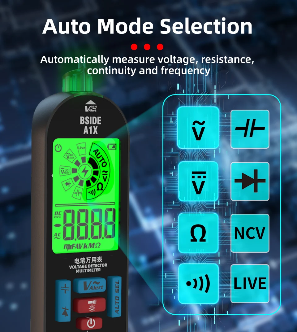 BSIDE A1/A1X Smart Digital Mul - Usb Ammeter Tester recensione e prezzo