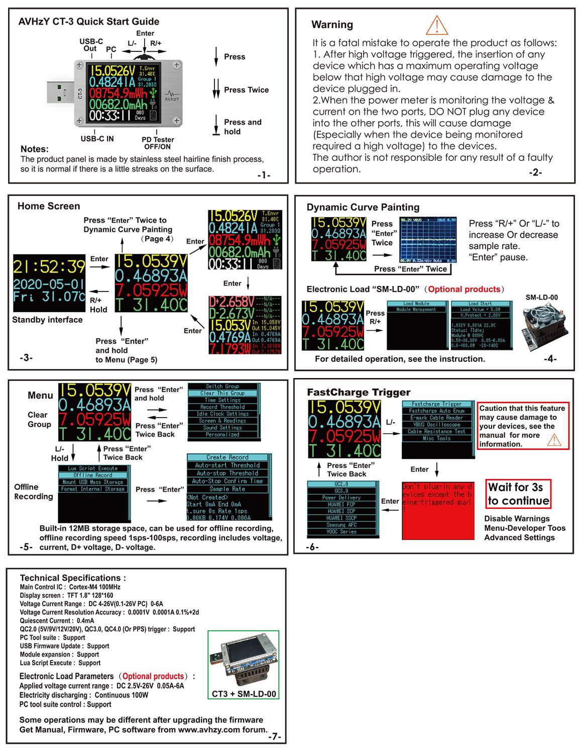 AVHzY USB 3.1 Power Meter  Dig - Usb Ammeter Tester recensione e prezzo