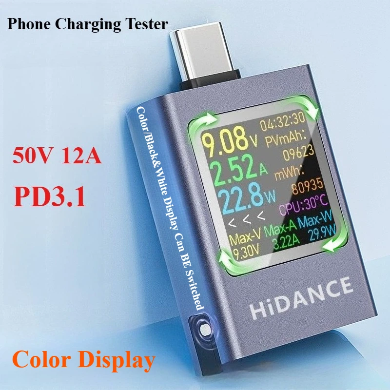 13 in 1 DC 4.5-50V 0-12A Multi - Usb Ammeter Tester recensione e prezzo