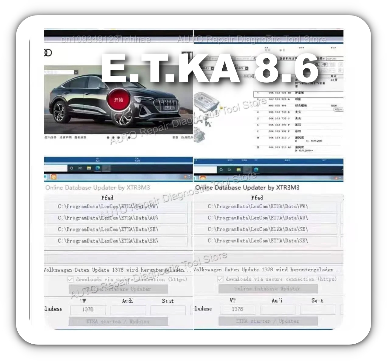 2025 HOT! Etka 8.6 software Au - Electronics Repair Parts recensione e prezzo