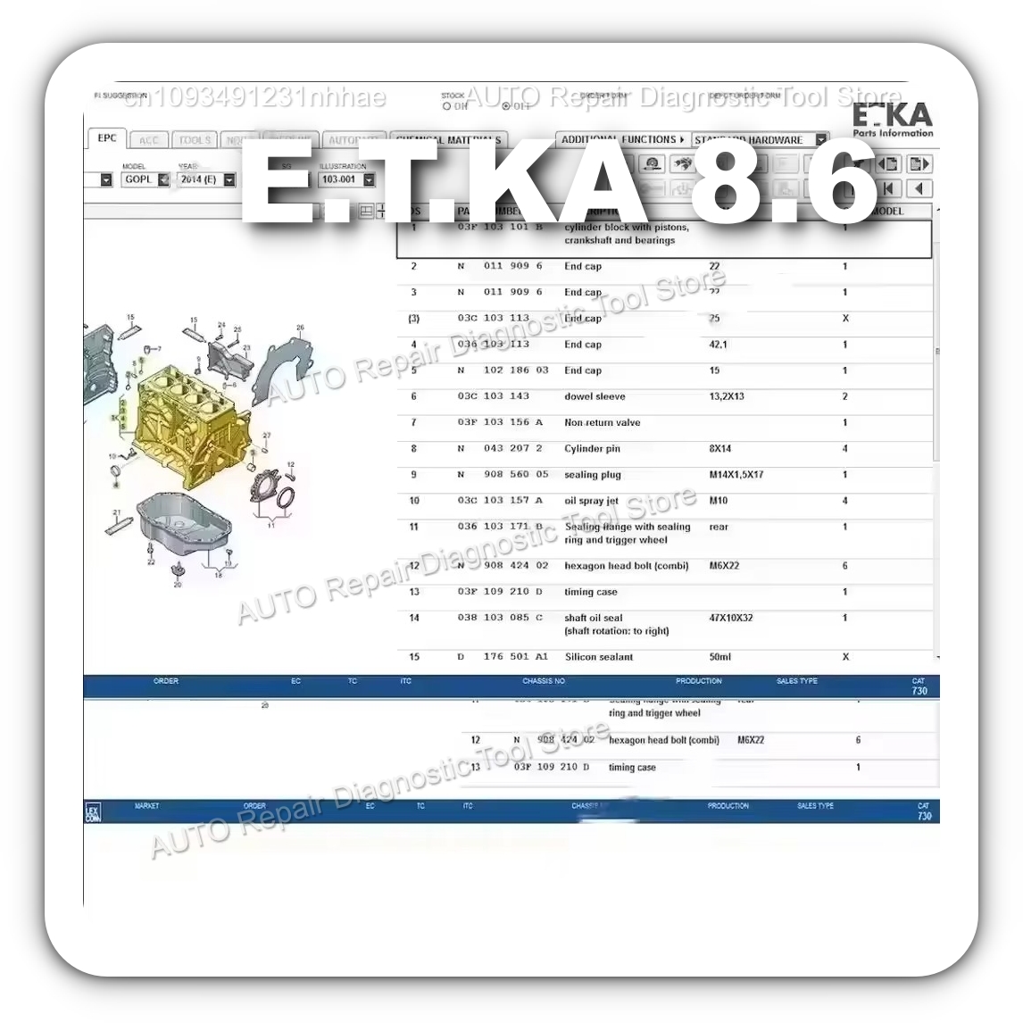 2025 HOT! Etka 8.6 software Au - Electronics Repair Parts recensione e prezzo