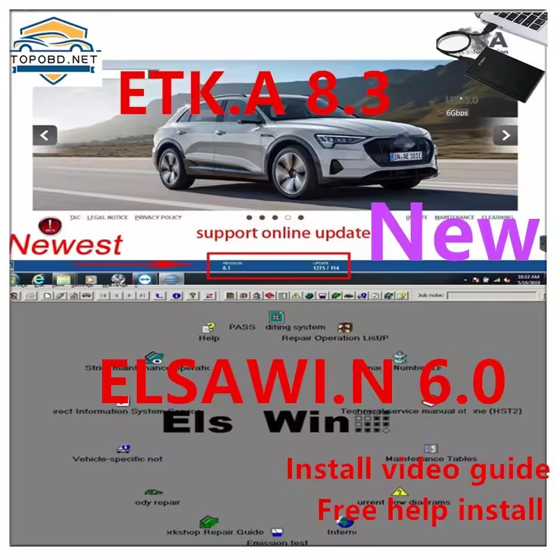 2023 hot elsawin 6.0 with etka - Electronics Repair Parts recensione e prezzo