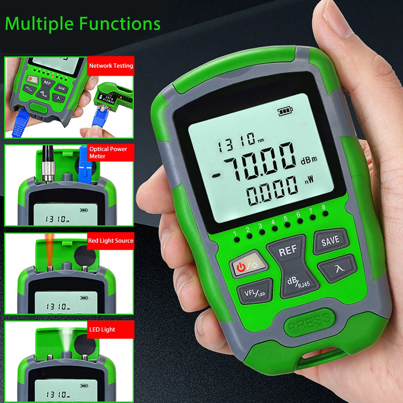 Red Light  Optic Cable Power T - Usb Ammeter Tester recensione e prezzo