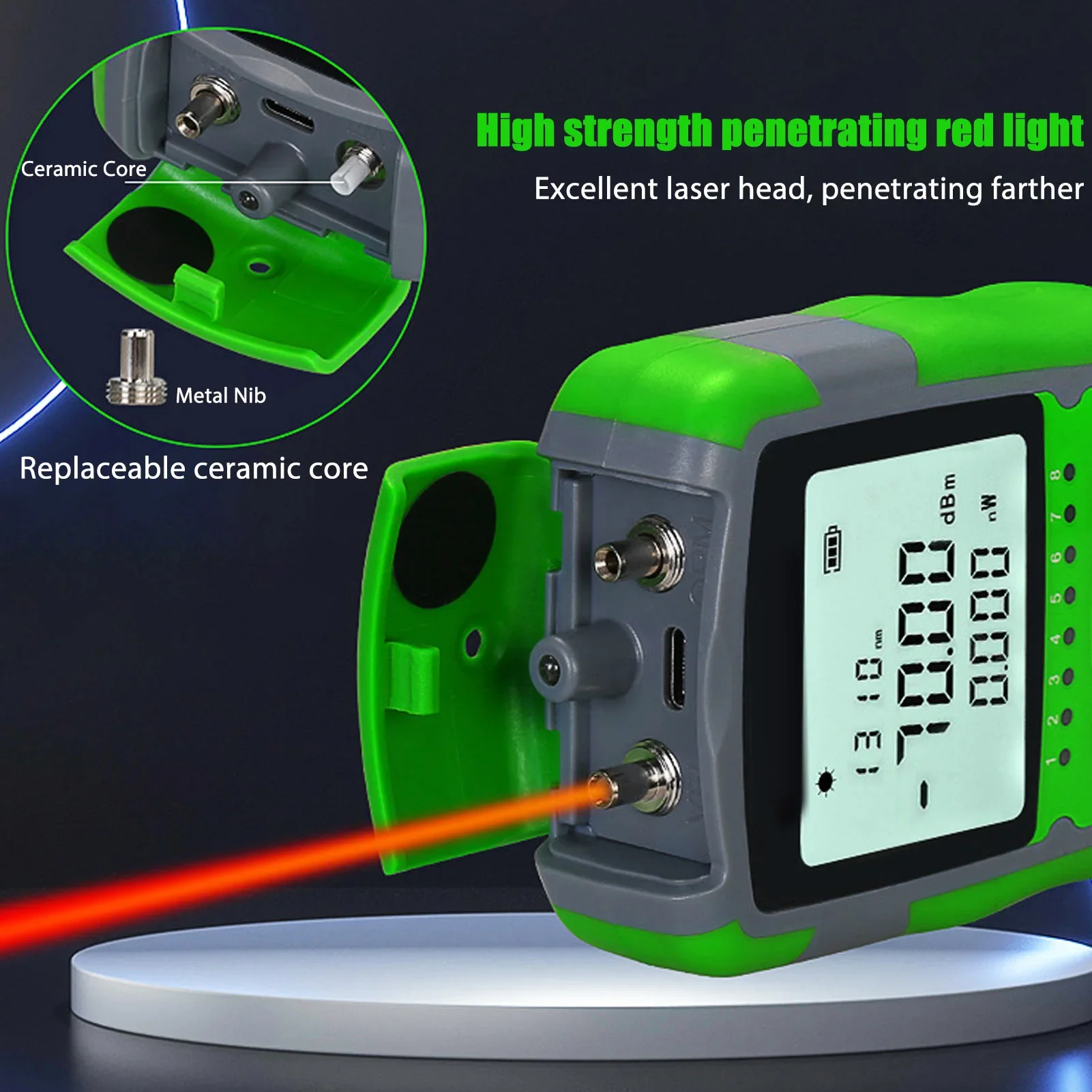 Red Light  Optic Cable Power T - Usb Ammeter Tester recensione e prezzo