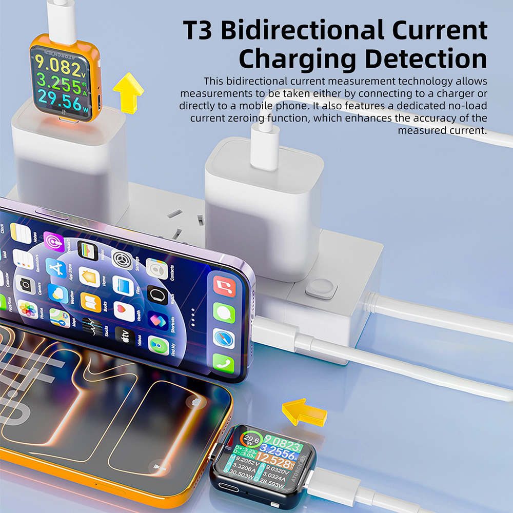 T3 Capacitive Touchscreen Powe - Usb Ammeter Tester recensione e prezzo