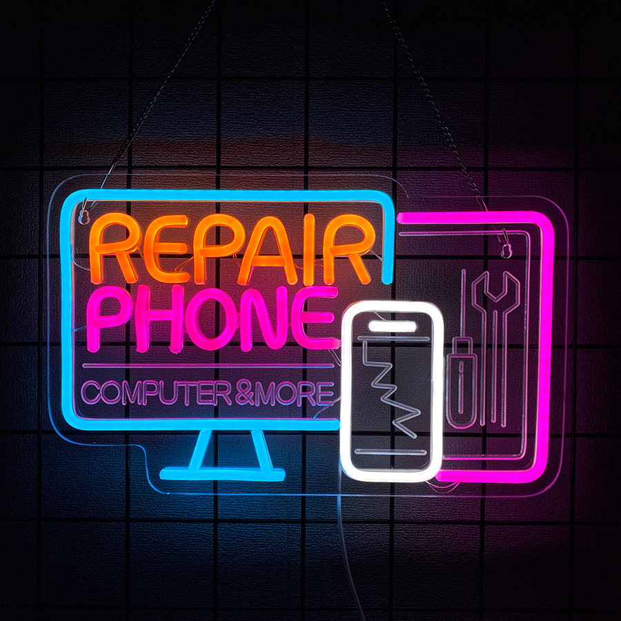 Phone Repair Neon Signs, 3D Ca - Electronics Repair Shop recensione e prezzo