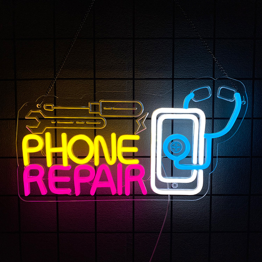 Phone Repair Neon Sign For Wal - Electronics Repair Shop recensione e prezzo
