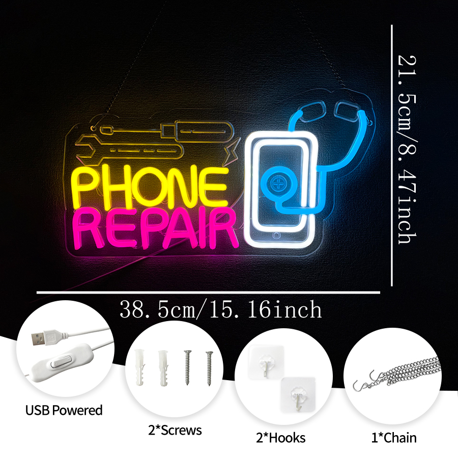Phone Repair Neon Sign For Wal - Electronics Repair Shop recensione e prezzo