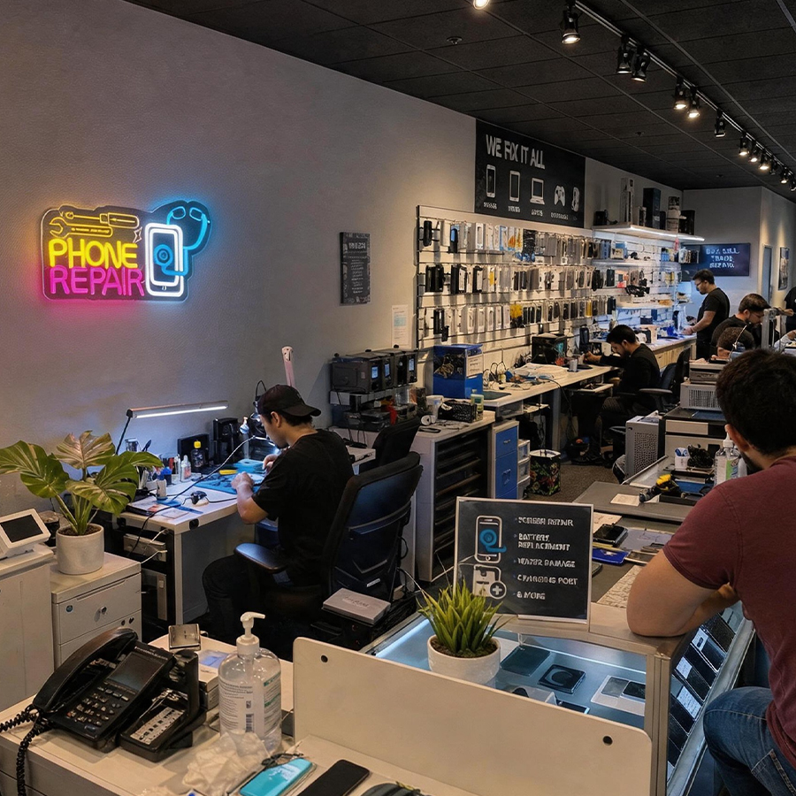 Phone Repair Neon Sign For Wal - Electronics Repair Shop recensione e prezzo