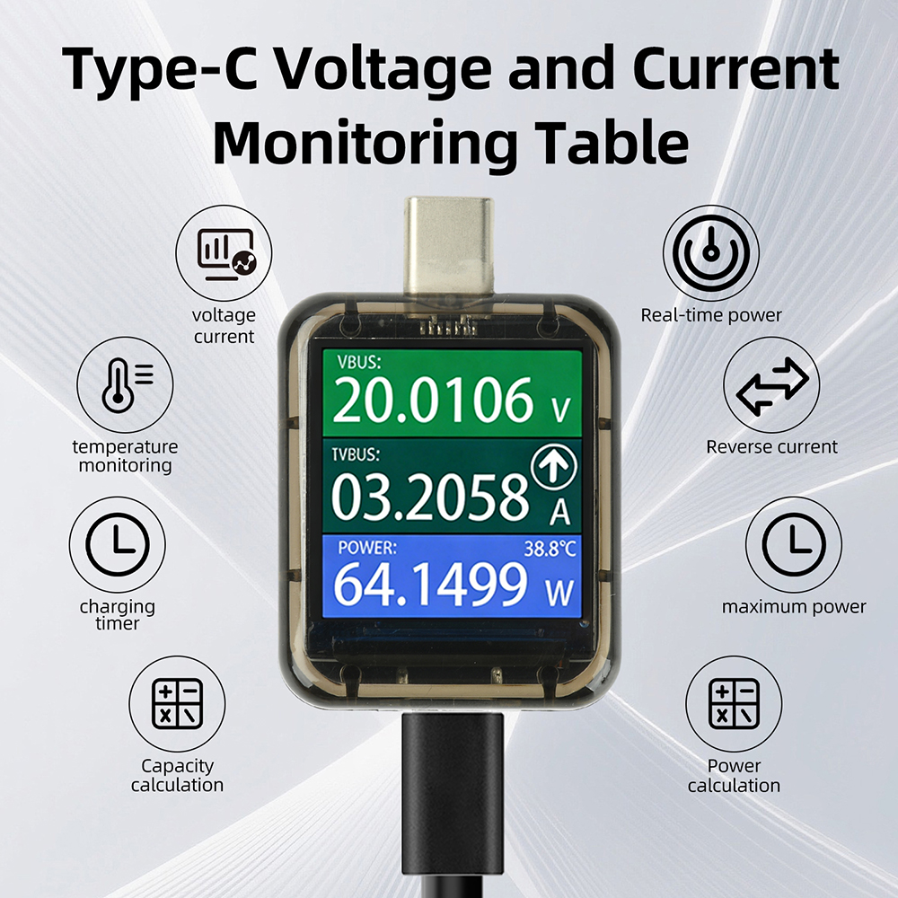 Type-C Multifunctional Tester  - Usb Ammeter Tester recensione e prezzo