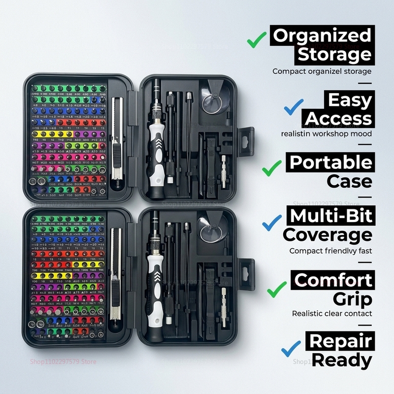 132 in 1 Precision Screwdriver - Electronics Repair Shop recensione e prezzo