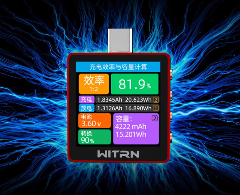 New Red version WITRN K2 INA23 - Usb Ammeter Tester recensione e prezzo