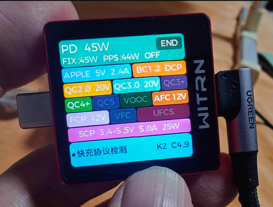 New Red version WITRN K2 INA23 - Usb Ammeter Tester recensione e prezzo