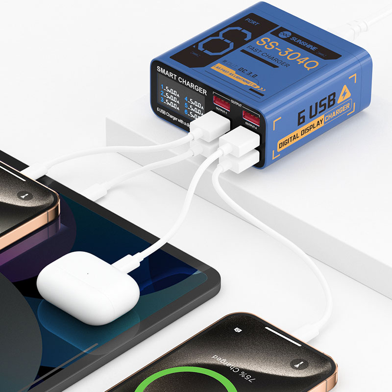 SUNSHINE SS-304Q 6-port USB Di - Screen Separator Machine recensione e prezzo