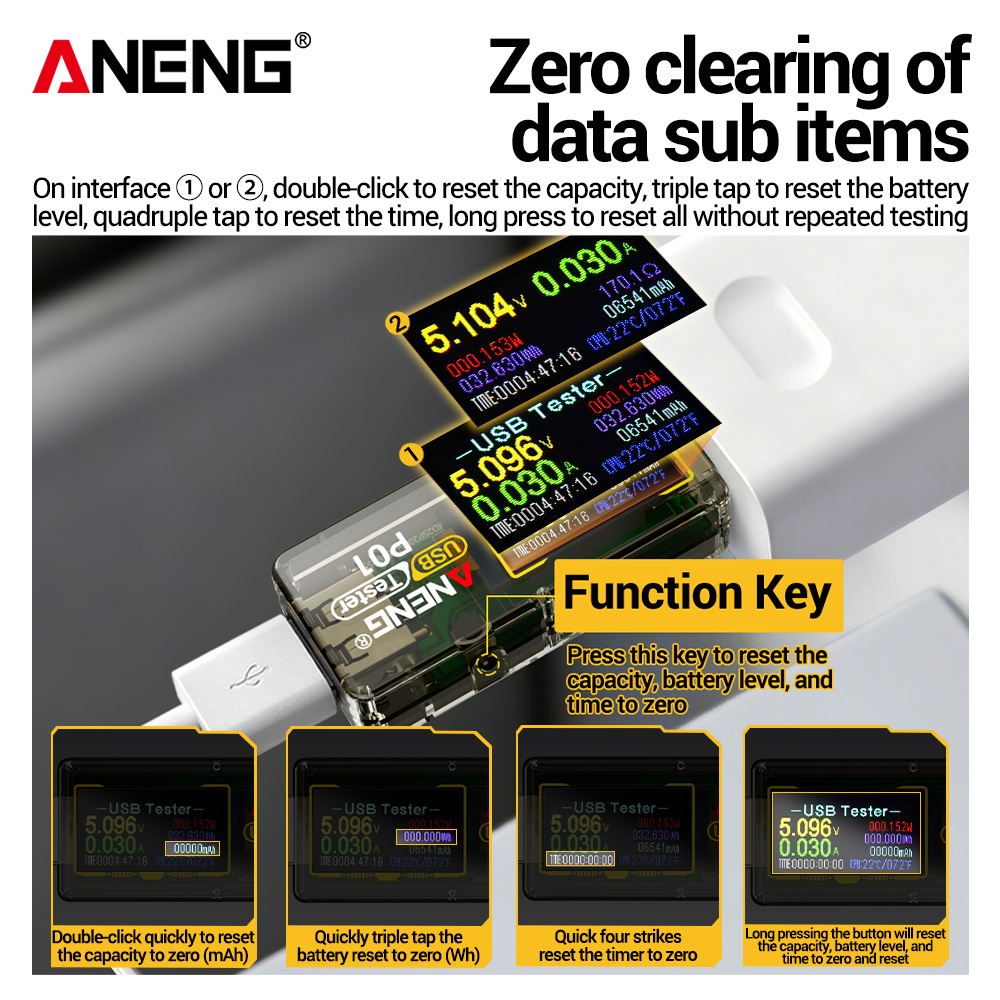 ANENG P01 USB Type C Tester Di - Usb Ammeter Tester recensione e prezzo